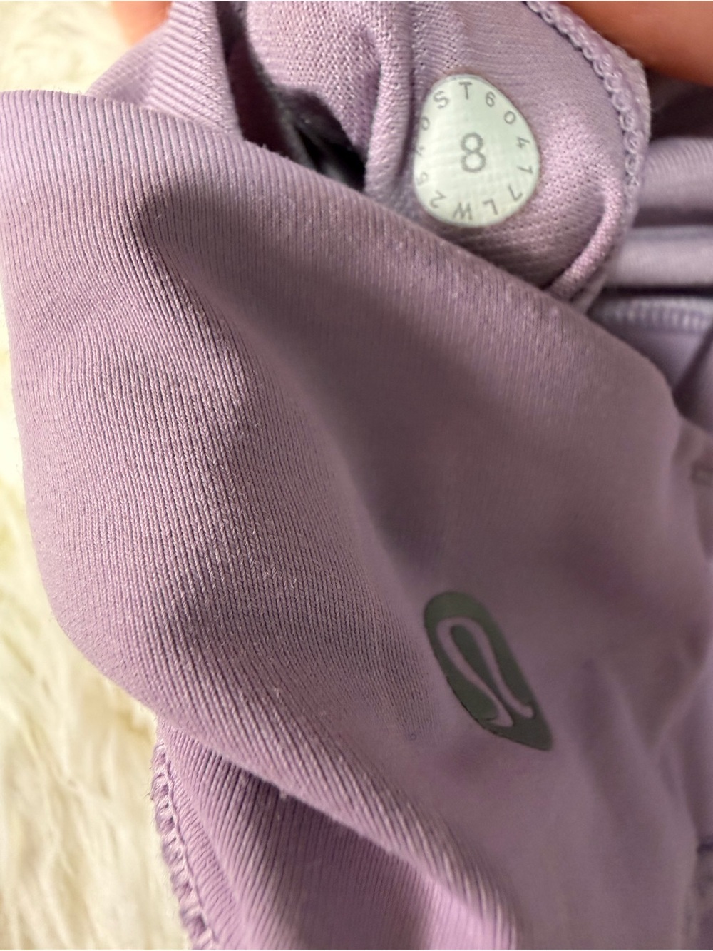 Lululemon Size 8 Sports Bra, yoga, training, Athleisure, workout, soft, Slick - Picture 5 of 5